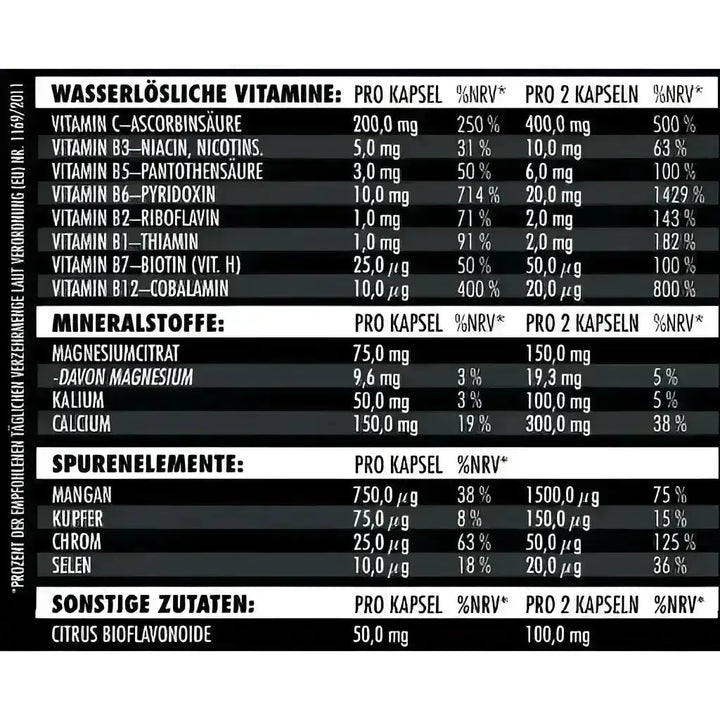 Big Zone Vita-min Inject 180 Kapseln