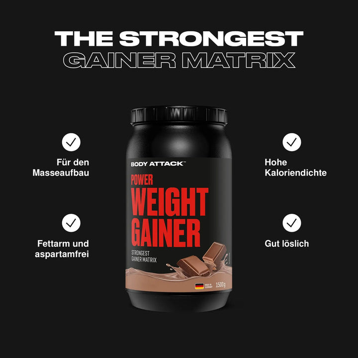 Body Attack Power Weight Gainer 1,5kg Body Attack