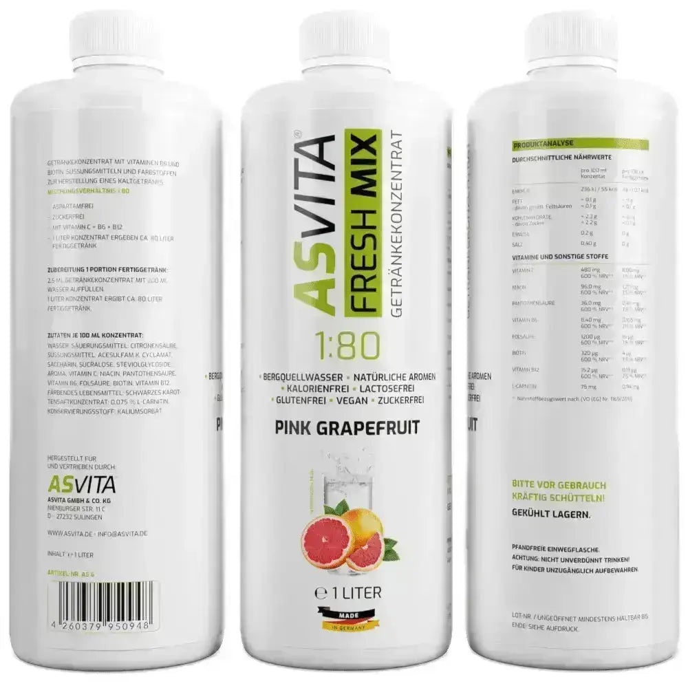 ASVita Fresh Mix Mineralgetränk - 1L