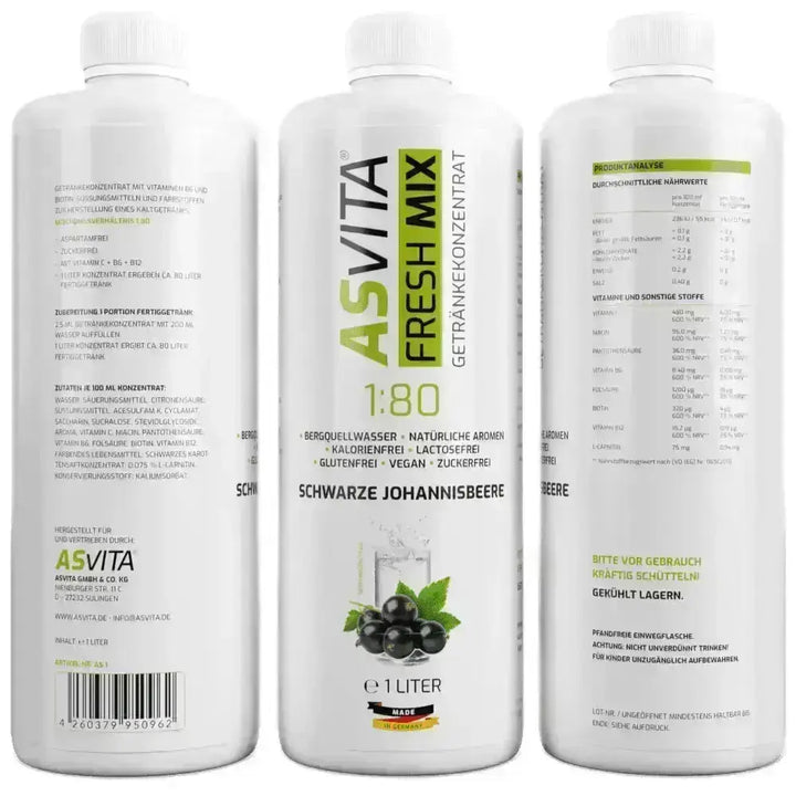 ASVita Fresh Mix Mineralgetränk - 1L