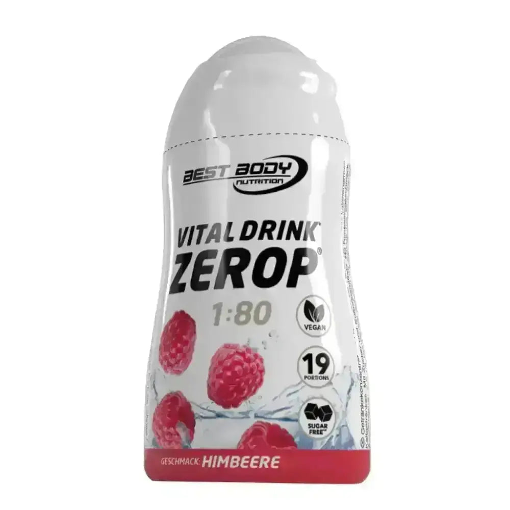 Best Body Vital Drink Flavour Drops 1:80 - 48ml Squeeze Flasche - Himbeere - Diät
