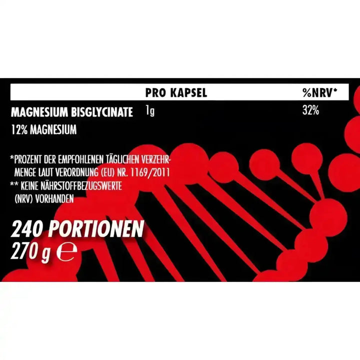 Big Zone Magnesium Bisglycinat 240 Kapseln - Vitamine & Mineralstoffe