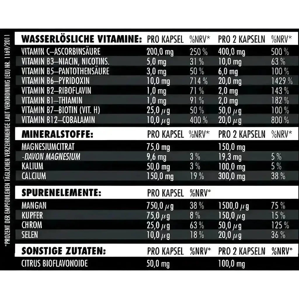 Big Zone Vita-min Inject 180 Kapseln