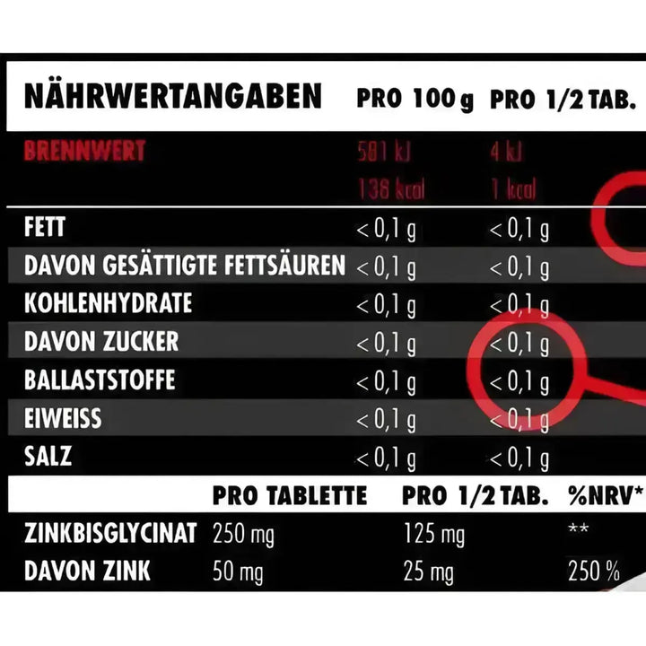 Big Zone Zink Bisglycinat 150 Tabletten