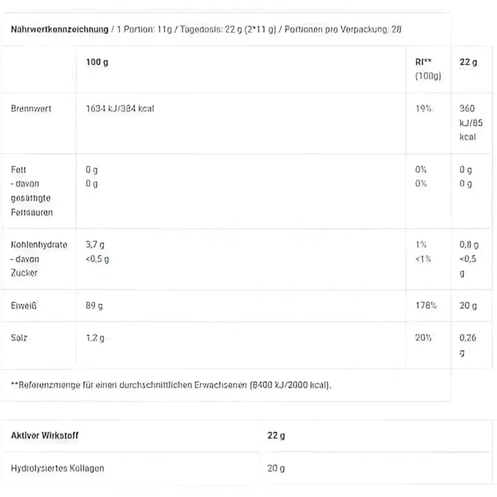 BioTech Clear Collagen 308g