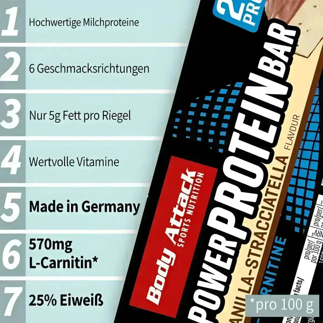 Body Attack Power Protein Bar 24x35g