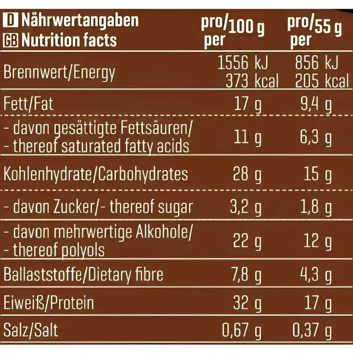 Body Attack YAMBAM CRUNCH Protein Riegel 15x55g