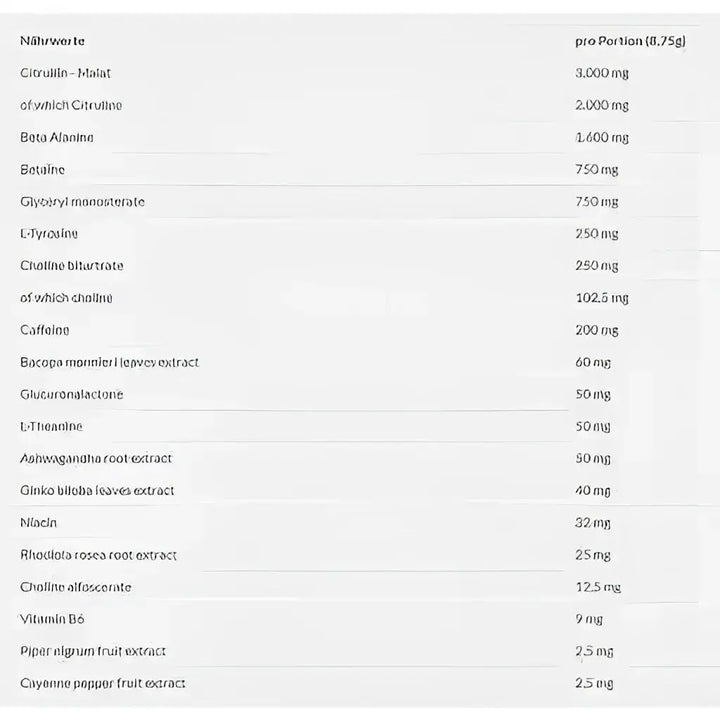 FA Nutrition Xtreme Napalm PreContest PUMP - 350g
