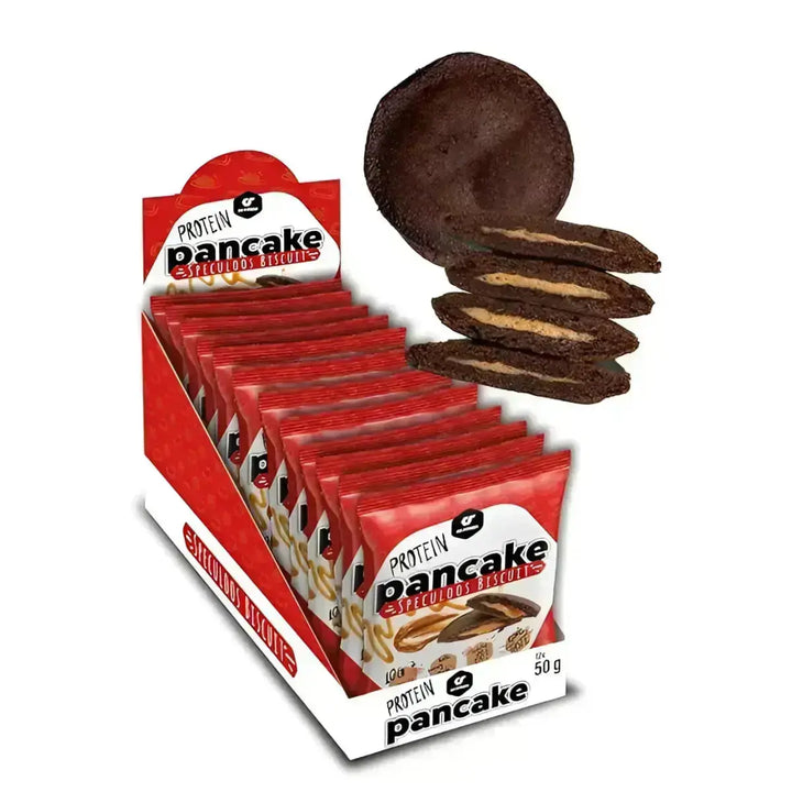 Protein Pancakes mit Speculoos-Keksen aus der Go Fitness Protein Pancake Box