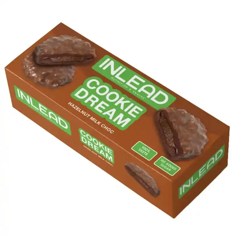INLEAD Cookie Dream Hazelnut 128g - Milk Choc - Snacks