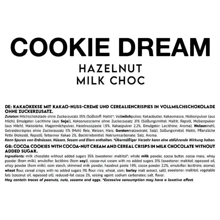 INLEAD Cookie Dream Hazelnut 128g - Snacks