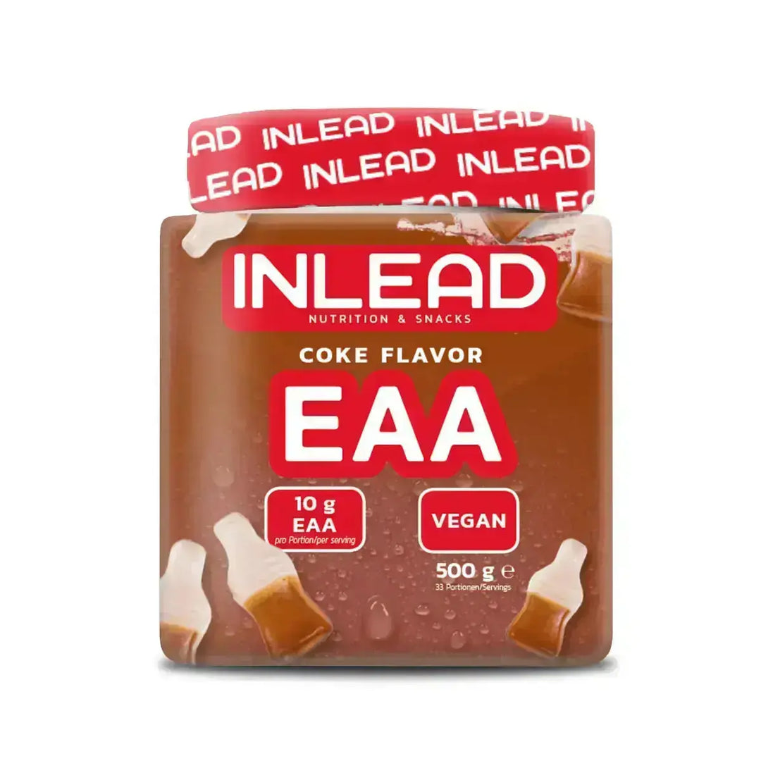 Coke Geschmack veganer INLEAD EAA 500g mit essentiellen Aminosäuren