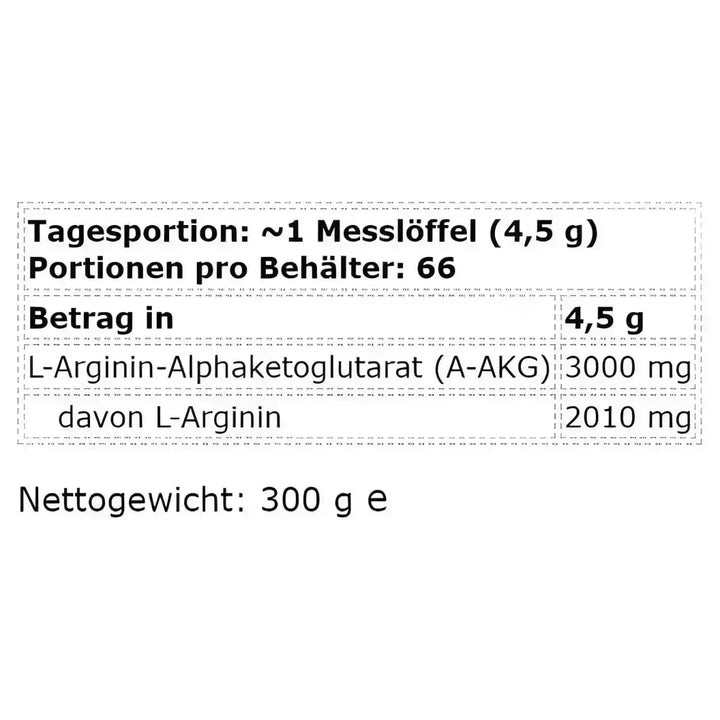 Kevin Levrone Legendary Arginine AKG 300g - Vitamine & Mineralstoffe