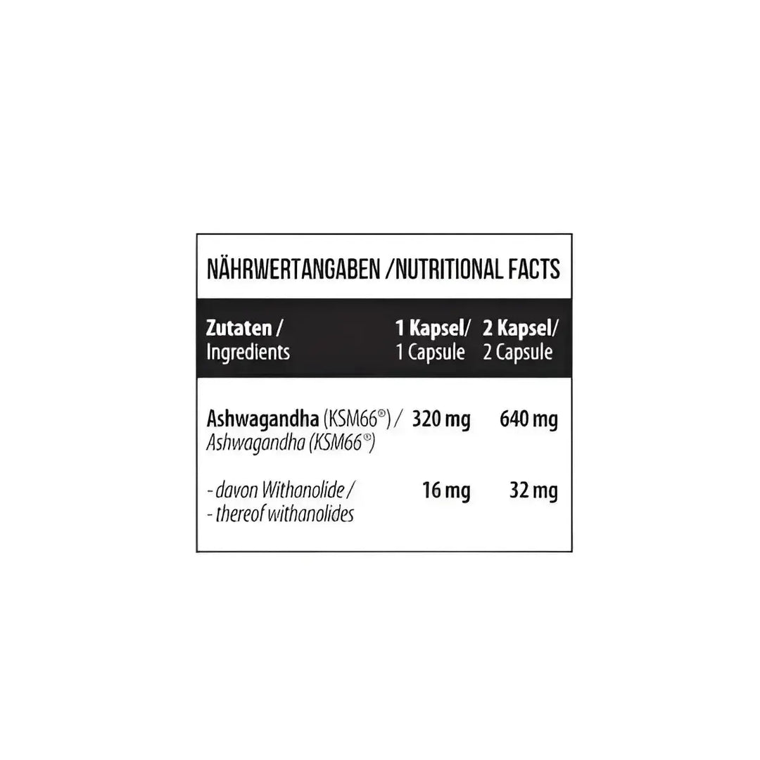 MST - Ashwagandha KSM 66 - 60 Caps - Health & Fitness