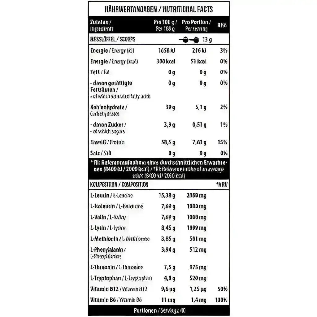 MST - BCAA & EAA 520g Zero