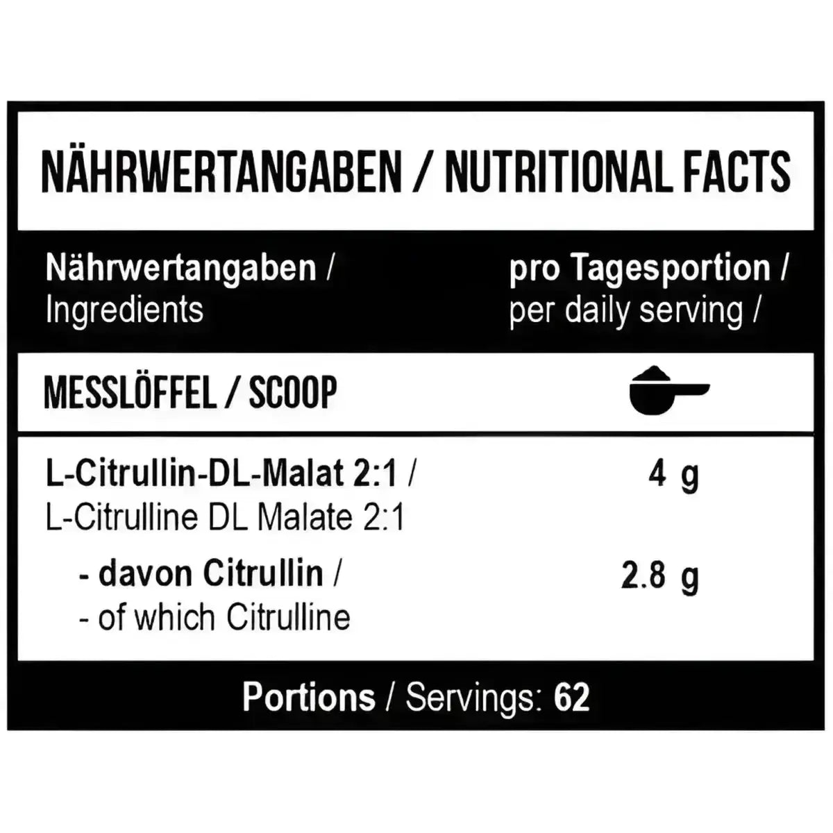 MST - Citrulline 2:1 - 250g neutral