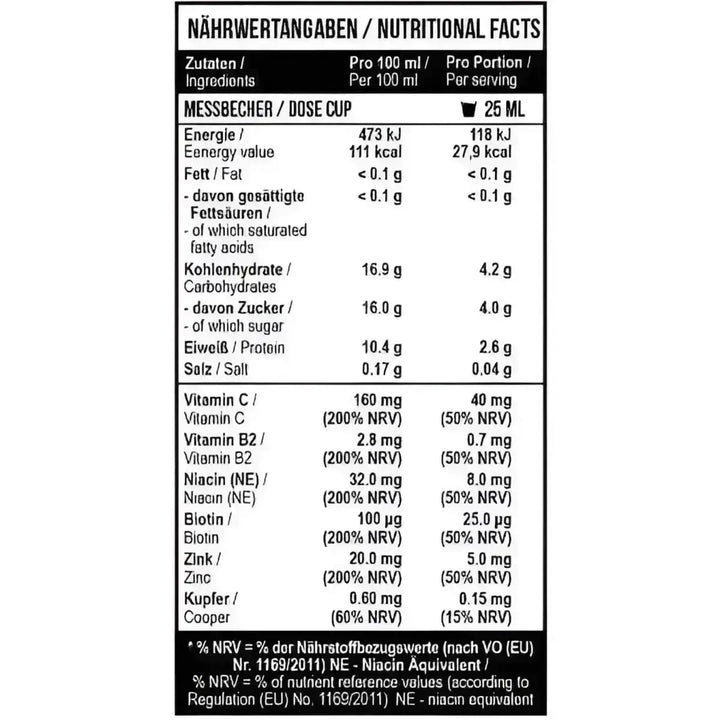 MST - Collagen Peptides Konzentrat 1 Liter - Orange Juice