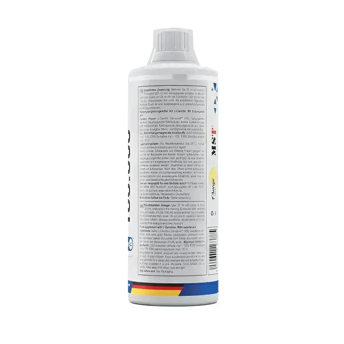 Weiße Flasche mit deutschem Text vom MST L-Carnitine Carnipure® 1000ml Getränk