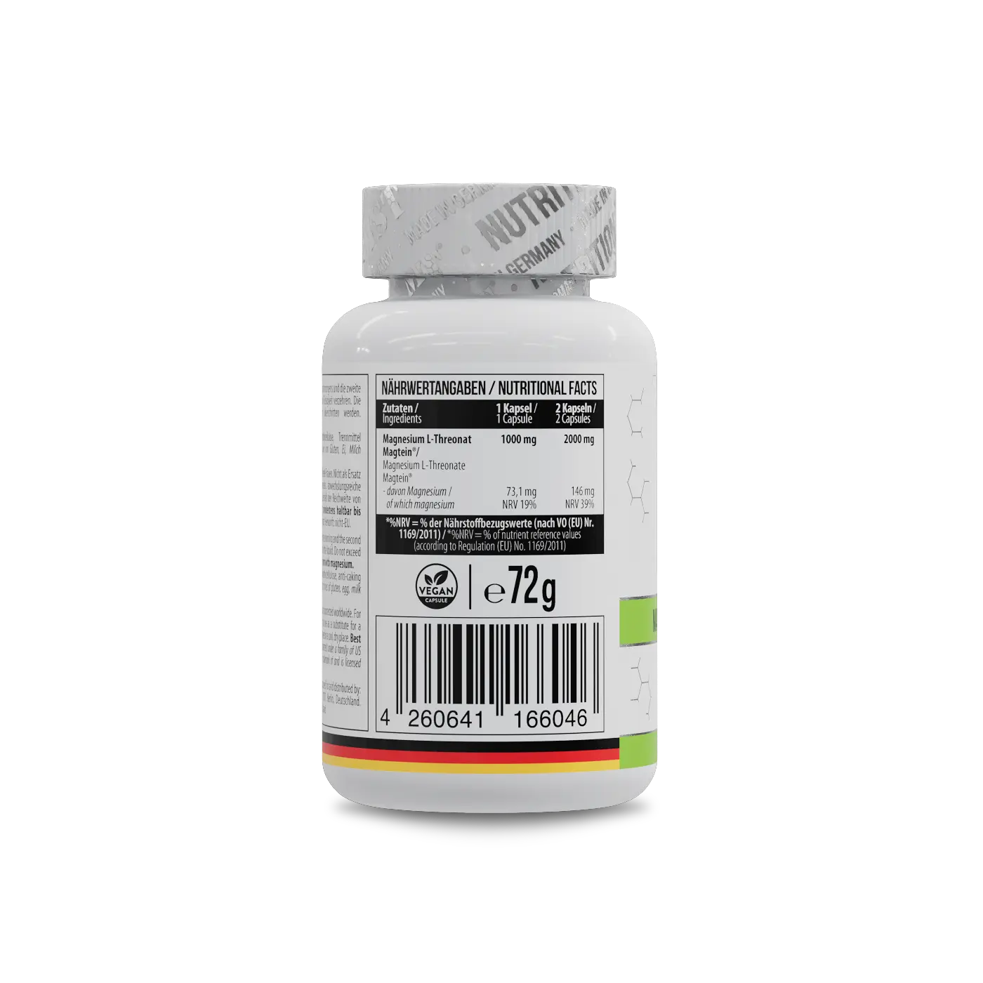 MST - Magnesium L-Threonate 1000mg - 60 Kapseln MST