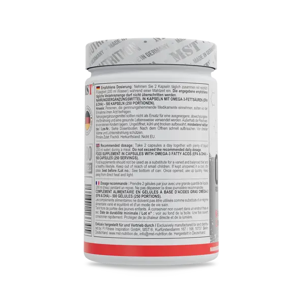 MST - Omega 3 Selected 500 Kapseln MST