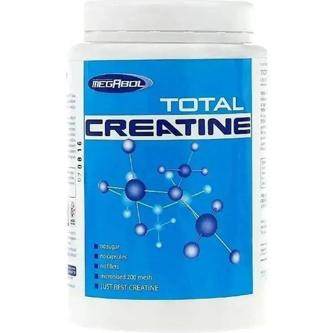 Megabol Total Creatine 500g mit mikronisiertem Kreatin-Monohydrat für täglich körpergewicht