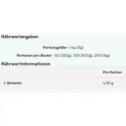 MyProtein Glutamin 500g