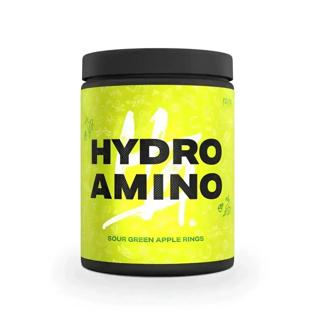 Hydro Amino Sour Green Apple Ringe Nanosupps 390g Supplementbehälter