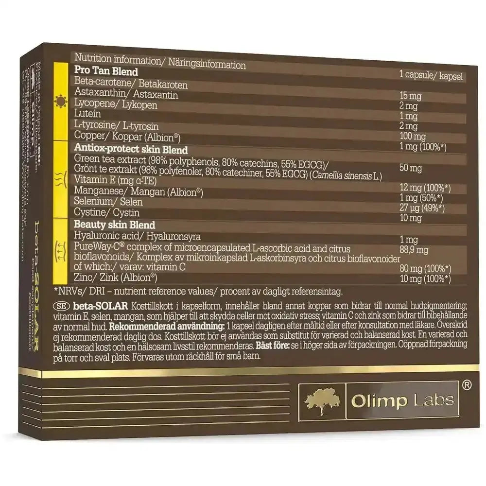 Olimp Beta Solar 30 Caps