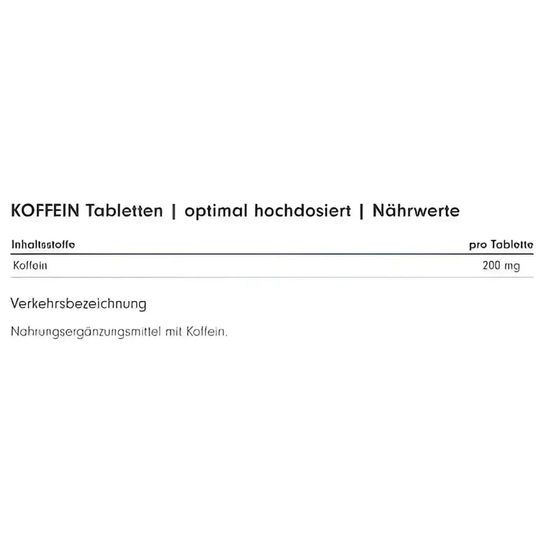 ProFuel Koffein 200mg 365 Tabletten