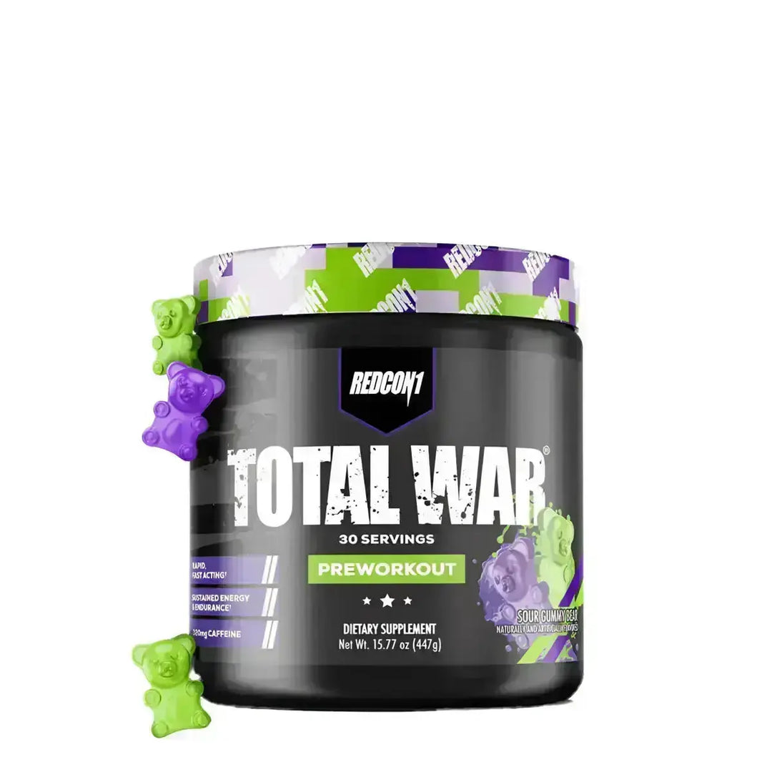 Redcon1 Total War 392g Preworkout für extremen Fokus mit Citrullin Malat und Juniperus Communis