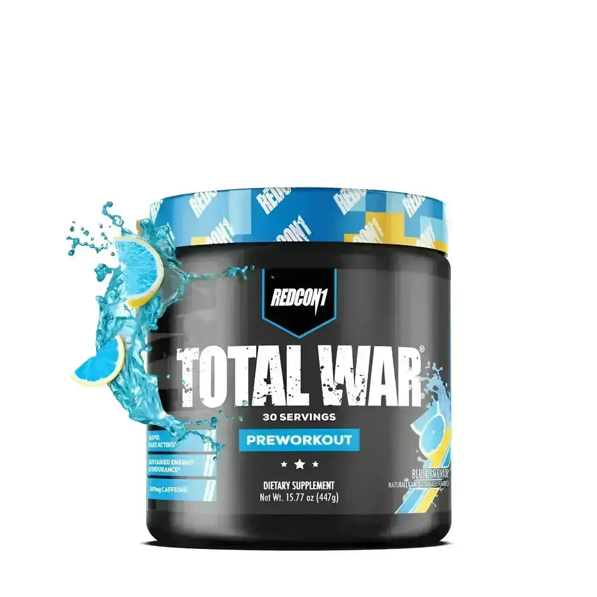 Container of Redcon1 Total War 392g preworkout für extremer Fokus und Citrullin Malat