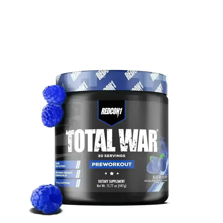 Redcon1 Total War 392g Pre-Workout für extremer Fokus mit Citrullin Malat und Juniperus Communis