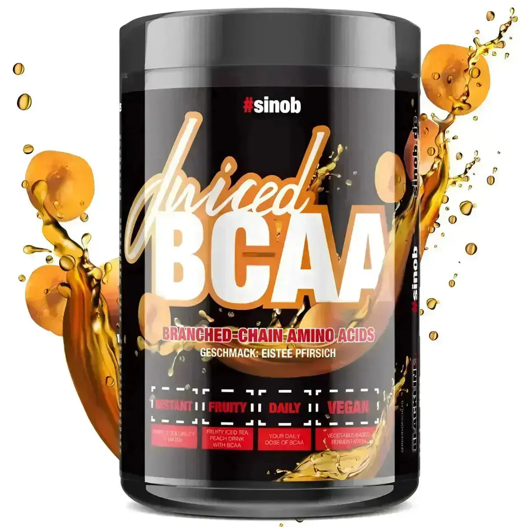 Sinob Juiced BCAA 500g - Pfirsich-Eistee - Aminosäuren