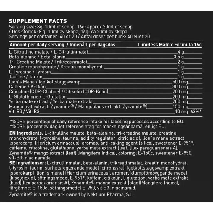 Swedish Supplements Project X 320 g