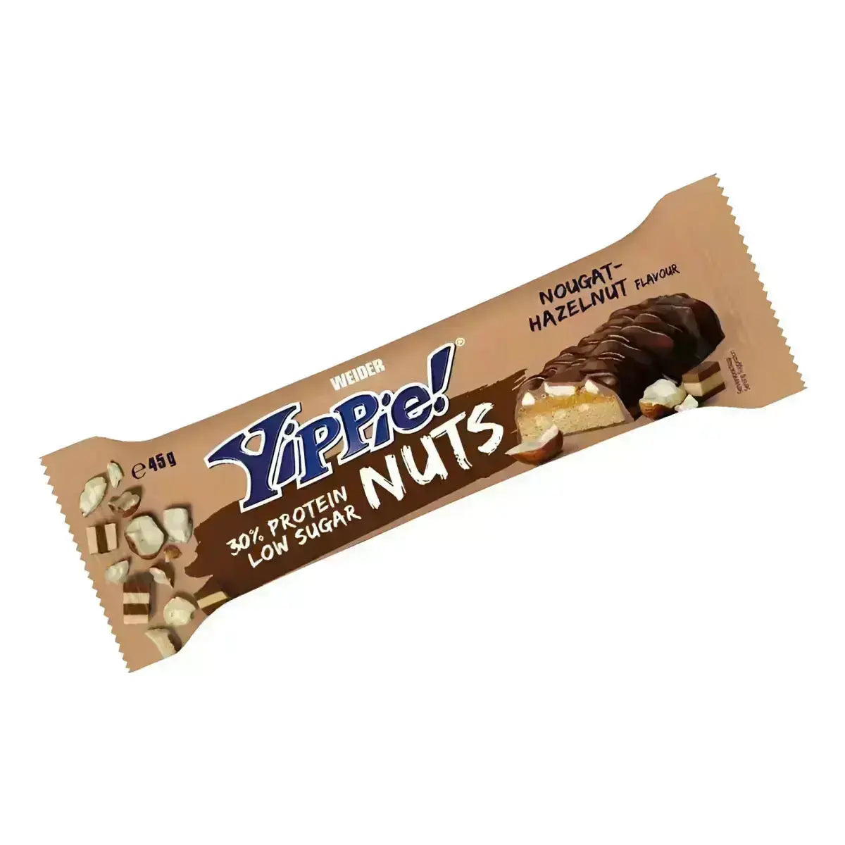 Weider Yippie Nuts Bar 12 x 45g