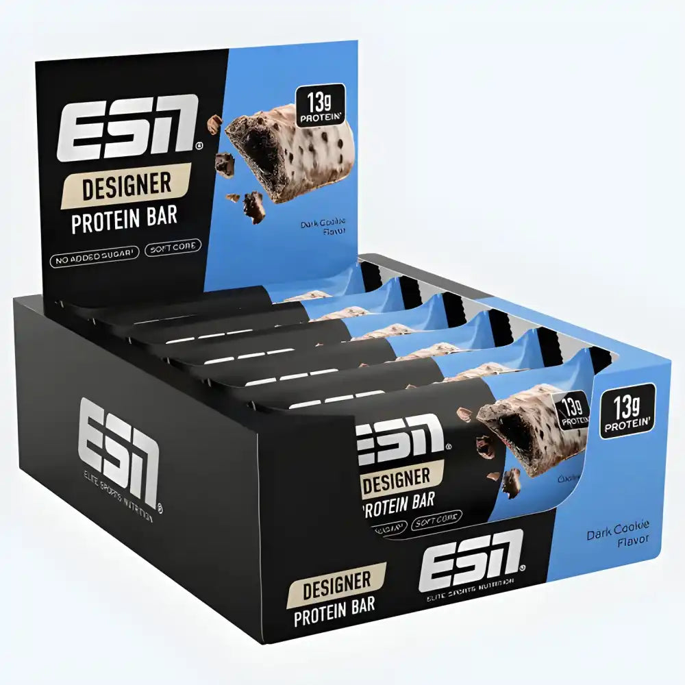 ESN Designer Bar Box 12x 45g - Dark Cookie - Sportnahrung