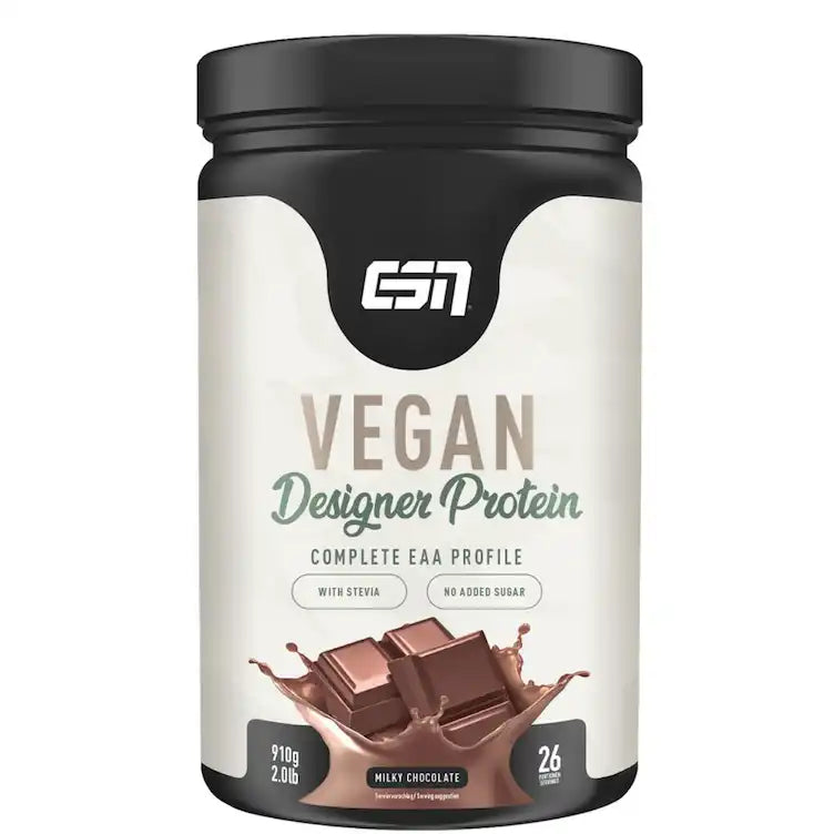 ESN Vegan Designer Protein 910g Dose - Milky Chocolate - Sportnahrung