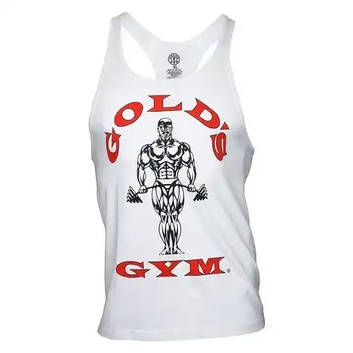 Gold´s Gym Classic Stringer Tank Top - Weiss