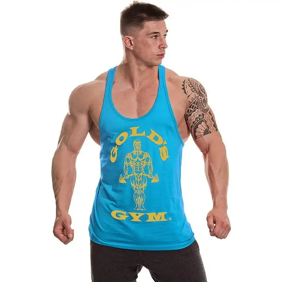 Golds Gym GGVST003 Stringer Joe Premium - turquoise/yellow