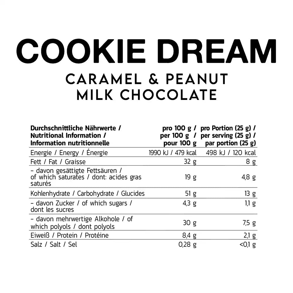 INLEAD Cookie Dream Caramel & Peanut 125g - Snacks