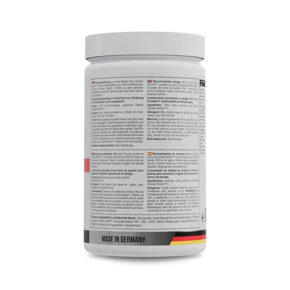 MST - Cluster Dextrin 1kg - Sportnahrung