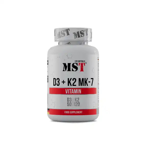 MST - Vitamin D3 + K2 + MK-7 120 Kapseln