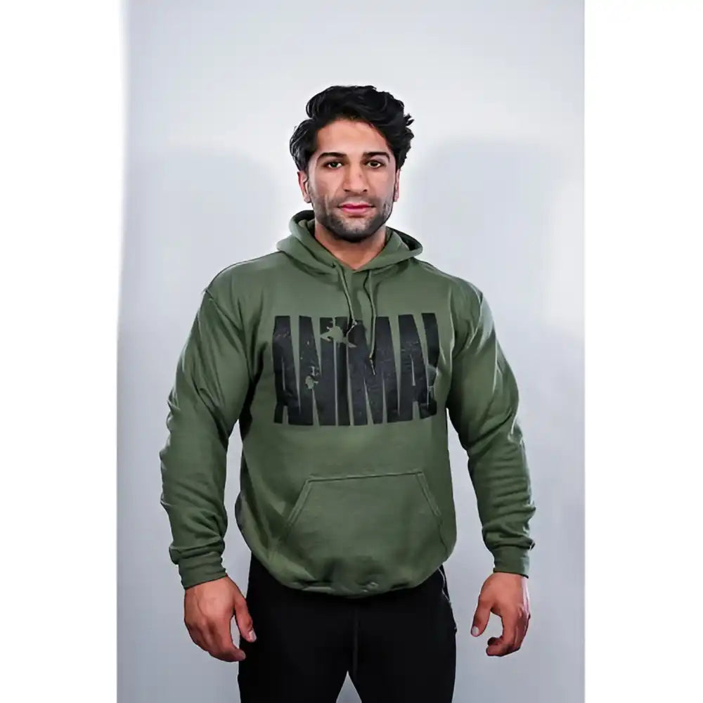 Universal Animal Hooded Sweater Military